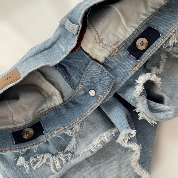Abercrombie Kids Girls Light Washed High-Rise Mini Mom Short Size 11/12 - Picture 5 of 5